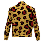South Beach Leopard Denim Jacket