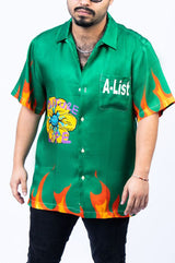 A-List Bowling Shirt - Green